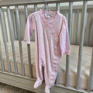Kissy Kissy Kimono Footies NWT